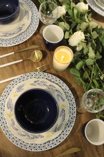 Stylish Holiday Table Setting